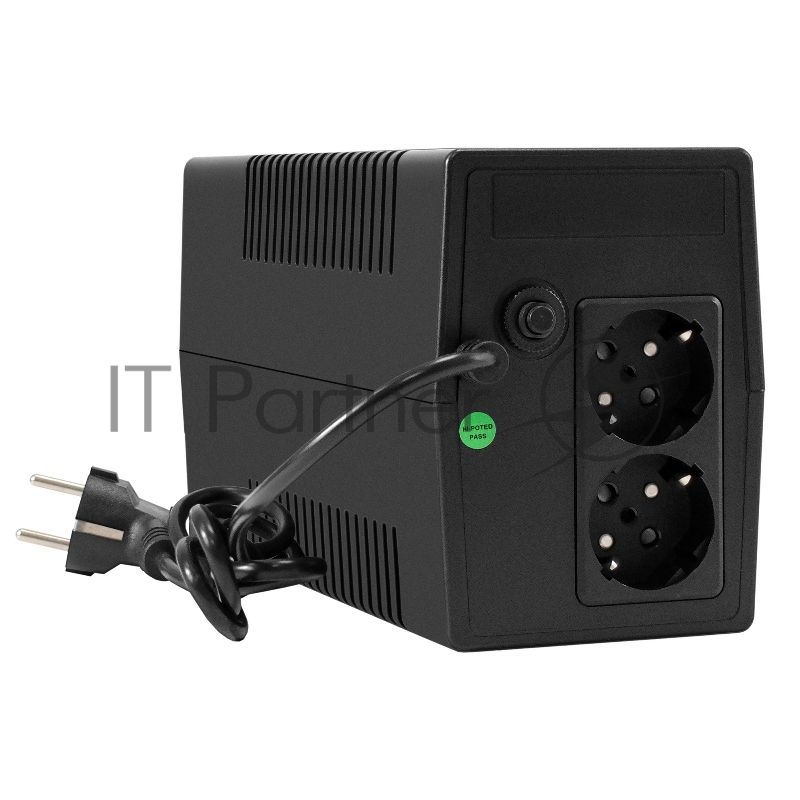 ИБП ExeGate Smart LB-650.LCD.AVR.2SH (650VA/390W, LCD, AVR, 2*Schuko, батарея 12V 7Ah, Black)