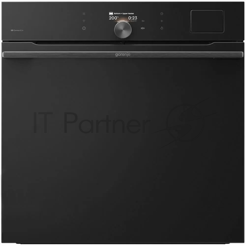 Духовой шкаф Gorenje BSA6138B, 77 л, макс. температура 300 градусов, комбинированное управление, TFT-дисплей, SteamAssist PRO, Wi-Fi, динамическая система охлаждения, быстрый нагрев, энергоэффективность А+, цвет черный