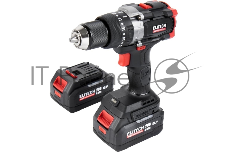 Дрель-шуруповерт Elitech CD 20BL2 (E2201.042.02) 80Вт аккум. патрон:быстрозажимной (кейс в комплекте) (205728)