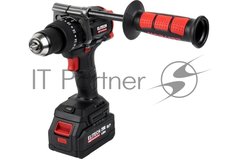 Дрель-шуруповерт Elitech CD 20BL2 (E2201.042.02) 80Вт аккум. патрон:быстрозажимной (кейс в комплекте) (205728)