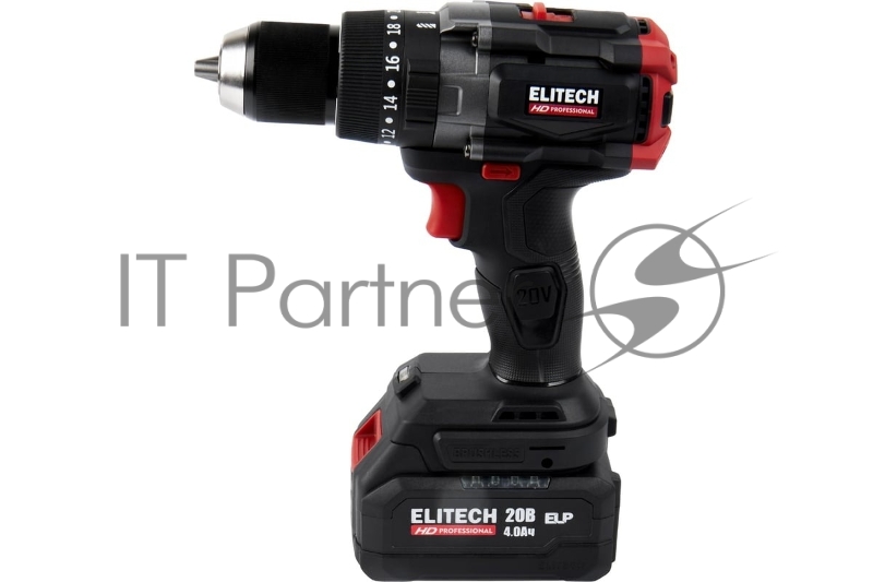 Дрель-шуруповерт Elitech CD 20BL2 (E2201.042.02) 80Вт аккум. патрон:быстрозажимной (кейс в комплекте) (205728)