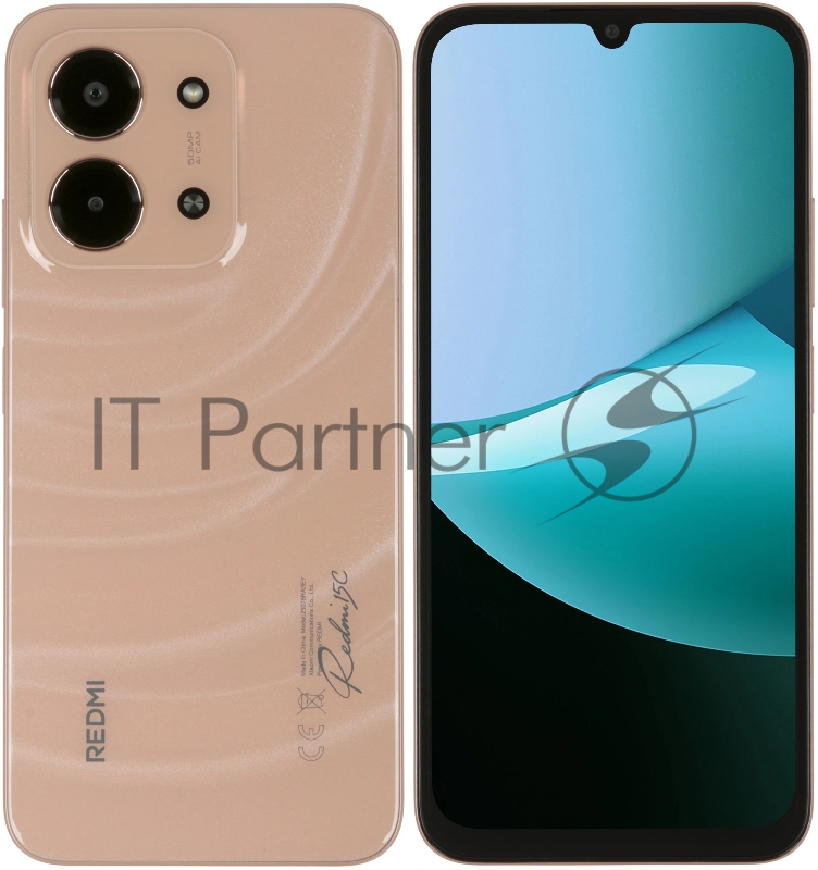 Смартфон Xiaomi Redmi 15C 4/128Gb, оранжевый