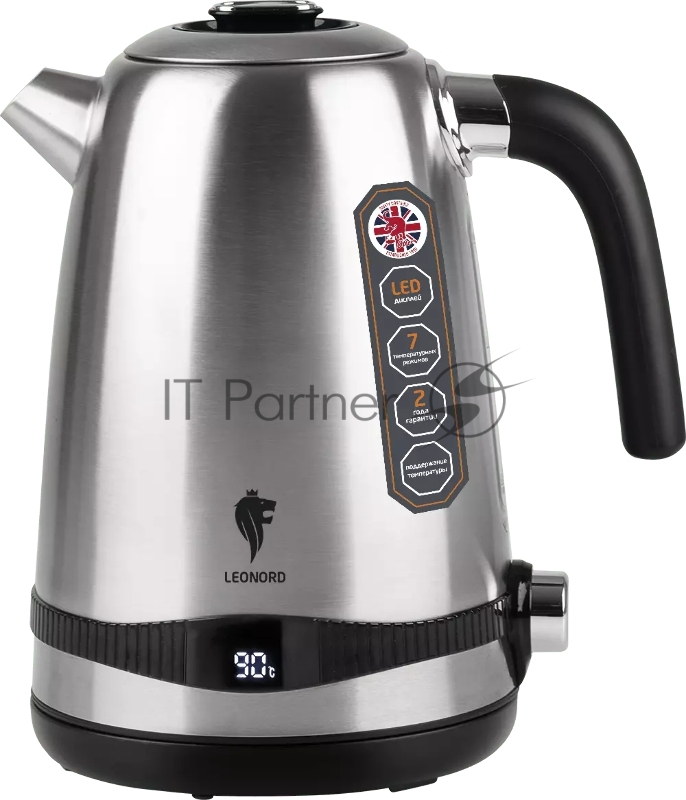 Чайник электрический Leonord LE-1501 (1,7 л) стальной