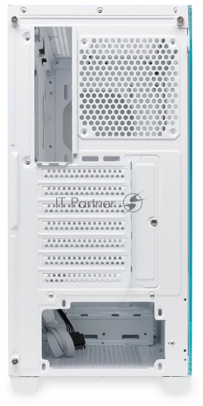 Корпус без блока питания HSPD M740, Mesh Mid Tower, White, TG, 0.6 SPCC, no fans, E-ATX, ATX, mATX, mITX, 170/400/200mm, 4x2.5, 2x3.5, 7xPCI, 1xUSB-A 3.0, 1xUSB-C 3.0, 460x218x450mm