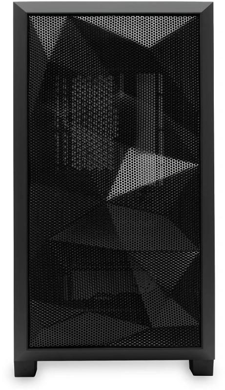 Корпус без блока питания HSPD M340, Mesh Mid Tower, черный, TG, 0.5 SPCC, no fans, mATX, mITX, 165/350/200mm, 2x2.5, 2x3.5, 4xPCI, 1xUSB-A 3.0, 2xUSB-A 2.0, 415x220x410mm