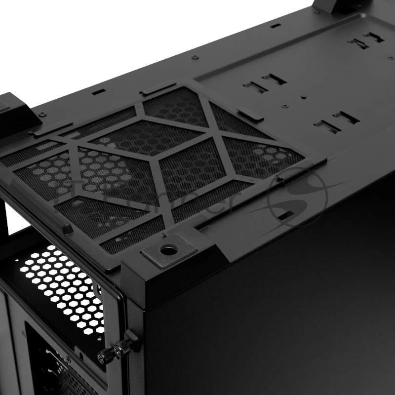 Корпус без блока питания/ Case HSPD M541, Mesh Mid Tower, черный, TG, 0.7 SPCC, no fans, ATX, mATX, mITX, 170/405/210mm, 2x2.5, 2x3.5, 7xPCI, 1xUSB-A 3.0, 2xUSB-A 2.0, 465x220x485mm