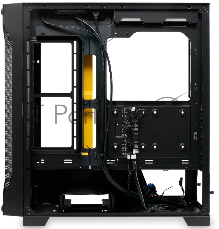 Корпус без блока питания/ Case HSPD M541, Mesh Mid Tower, черный, TG, 0.7 SPCC, no fans, ATX, mATX, mITX, 170/405/210mm, 2x2.5, 2x3.5, 7xPCI, 1xUSB-A 3.0, 2xUSB-A 2.0, 465x220x485mm