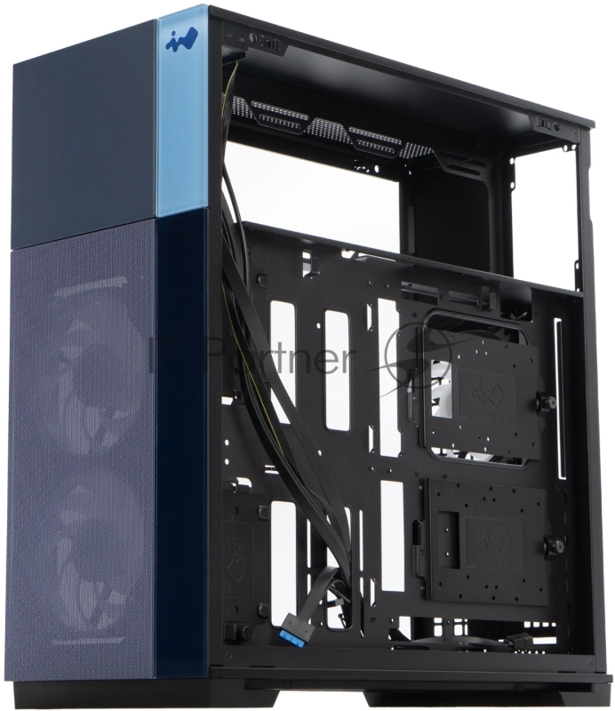 Корпус компьютерный Midi Tower InWin CS19 (F5) черный 2xUSB 3.0, 1xUSB Type-C, AN140 fan*3pc ATX (без блока питания)