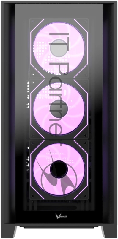 Корпус AeroCool / Formula Air Power G8 Floe черный без БП ATX 2xUSB3.0 1xUSB3.1 audio bott PSU