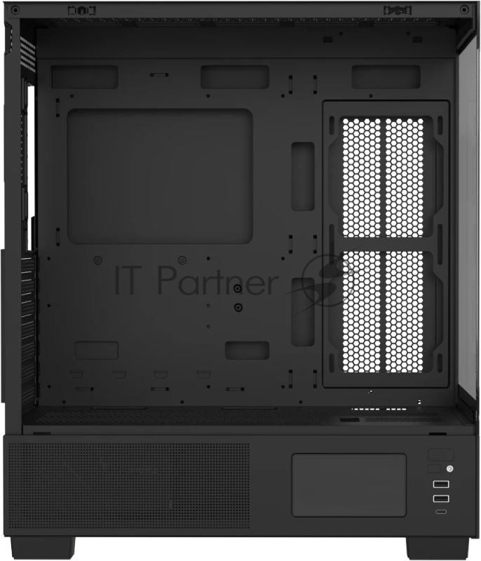 Корпус AeroCool / Formula Crystal E1 черный без БП ATX 5x120mm 3x140mm 2xUSB3.0 1xUSB3.1 audio bott PSU