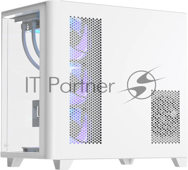 Корпус AeroCool / Formula Crystal U2 белый без БП ATX 1xUSB2.0 1xUSB3.0 1xUSB3.1 audio bott PSU