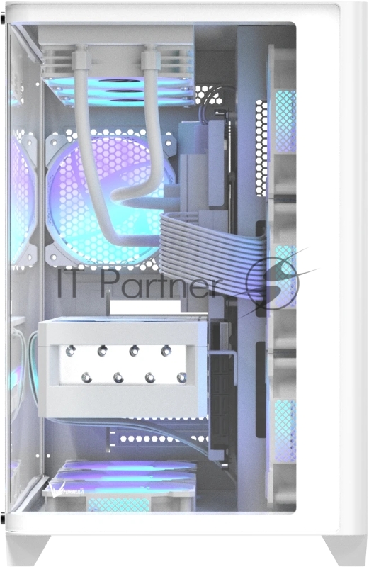 Корпус AeroCool / Formula Crystal U2 белый без БП ATX 1xUSB2.0 1xUSB3.0 1xUSB3.1 audio bott PSU