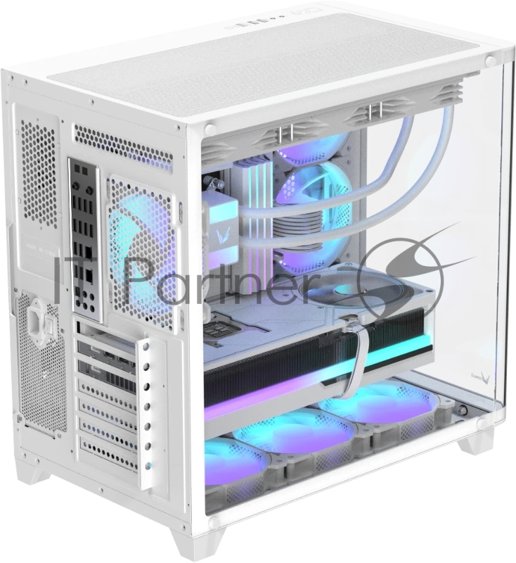 Корпус AeroCool / Formula Crystal U2 белый без БП ATX 1xUSB2.0 1xUSB3.0 1xUSB3.1 audio bott PSU