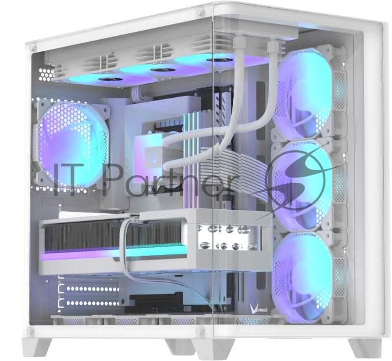 Корпус AeroCool / Formula Crystal U2 белый без БП ATX 1xUSB2.0 1xUSB3.0 1xUSB3.1 audio bott PSU