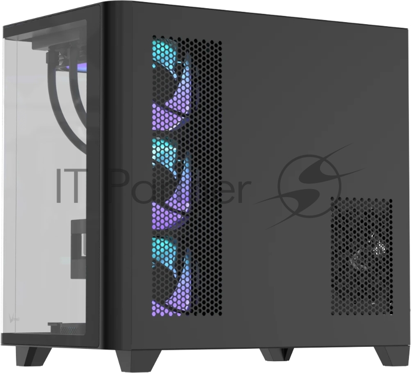 Корпус AeroCool / Formula Crystal U2 черный без БП ATX 1xUSB2.0 1xUSB3.0 1xUSB3.1 audio bott PSU