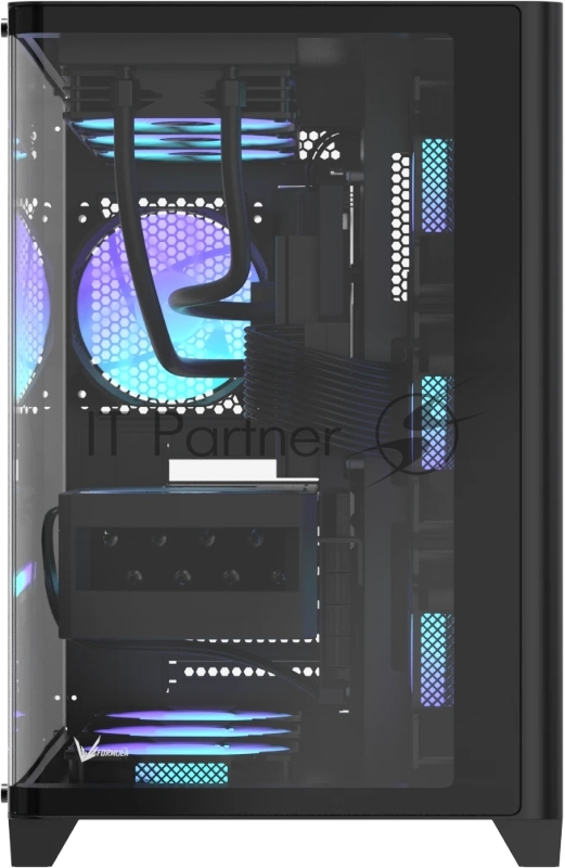 Корпус AeroCool / Formula Crystal U2 черный без БП ATX 1xUSB2.0 1xUSB3.0 1xUSB3.1 audio bott PSU