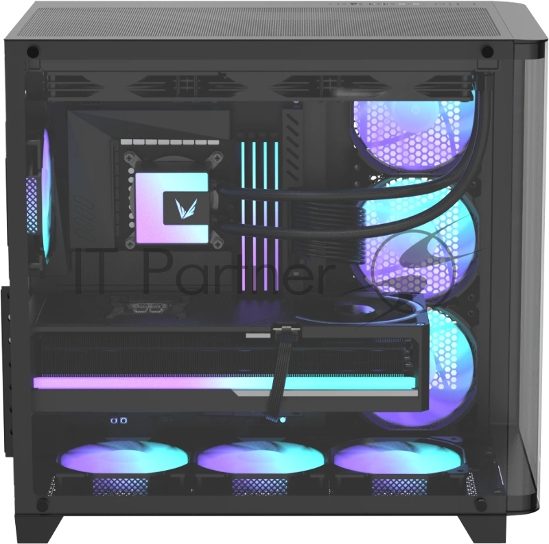 Корпус AeroCool / Formula Crystal U2 черный без БП ATX 1xUSB2.0 1xUSB3.0 1xUSB3.1 audio bott PSU