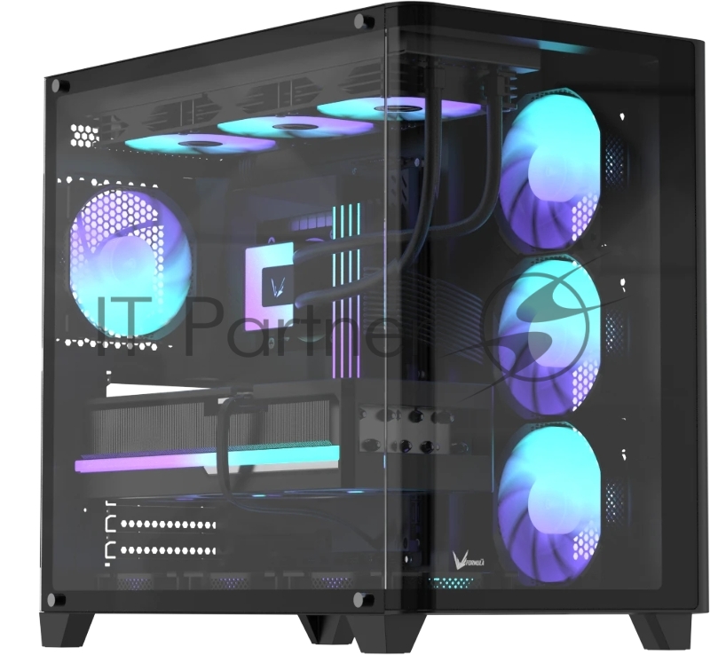 Корпус AeroCool / Formula Crystal U2 черный без БП ATX 1xUSB2.0 1xUSB3.0 1xUSB3.1 audio bott PSU