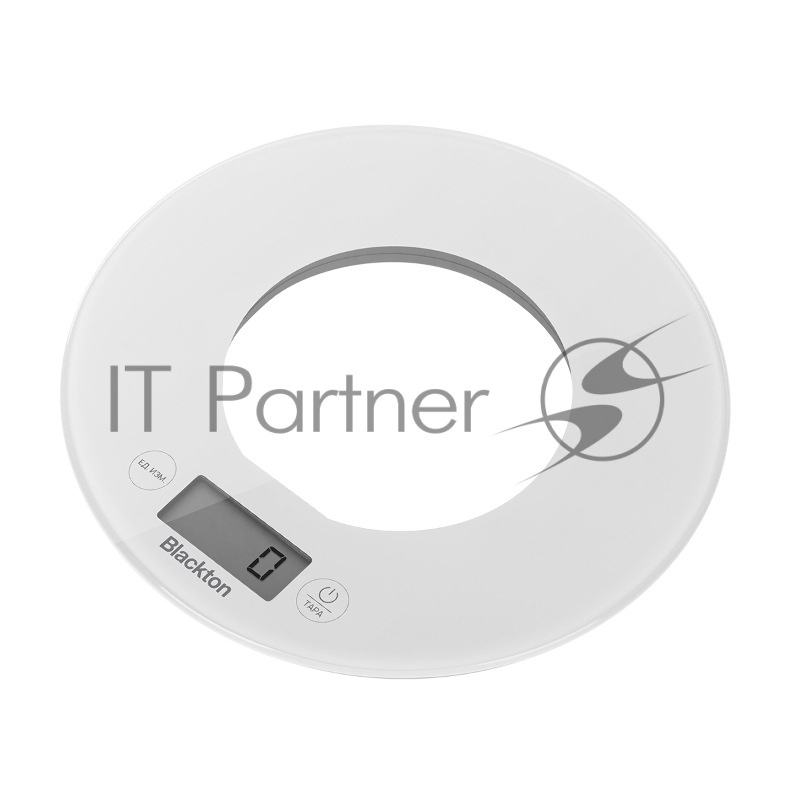 Кухонные весы Blackton Bt KS1010 White, тип управления: сенсорное. дисплей LCD. количество высокочувствительных датчиков: 4. выбор единиц измерения: грамм, фунт: унция, миллилитр, жидкая унция. интервал измерения: 1 г. максимальный вес: 5 кг. функция