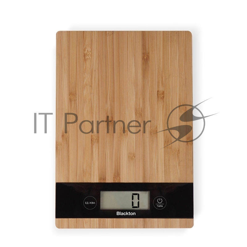 Кухонные весы Blackton Bt KS111 Bamboo, тип управления: сенсорное, дисплей LCD, количество высокочувствительных датчиков: 4, выбор единиц измерения: грамм, унция, фунт:унция, миллилитр (молоко, вода), жидкая унция (молоко, вода), интервал измерения: