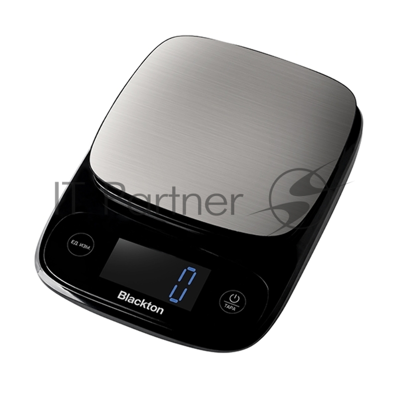 Кухонные весы Blackton Bt KS112 Black, тип управления: сенсорное, дисплей LCD, количество высокочувствительных датчиков: 1, выбор единиц измерения: грамм, килограмм, фунт:унция, миллилитр (молоко, вода), жидкая унция, унция, интервал измерения: 1 г,