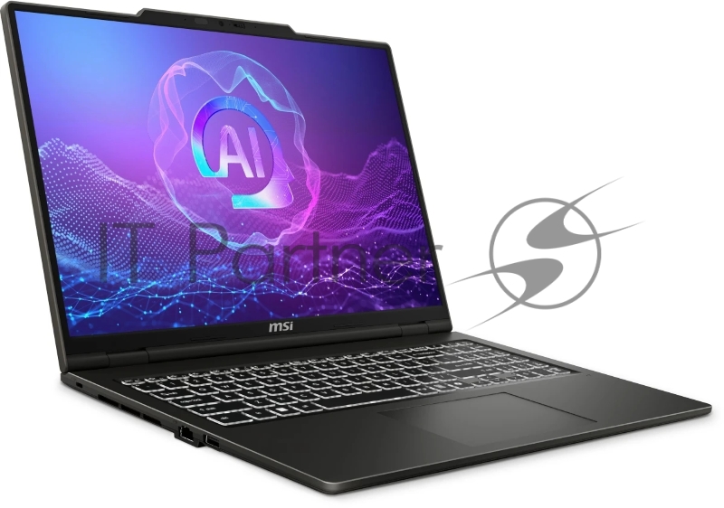 Ноутбук MSI Venture 16 AI+ A2HMG-050RU Ultra 7 255H 32Gb SSD1Tb Intel Arc 16 OLED 2K (2048x1280) Windows 11 Pro grey WiFi BT Cam (9S7-261221-050)