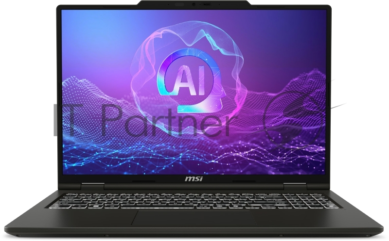 Ноутбук MSI Venture 16 AI+ A2HMG-050RU Ultra 7 255H 32Gb SSD1Tb Intel Arc 16 OLED 2K (2048x1280) Windows 11 Pro grey WiFi BT Cam (9S7-261221-050)