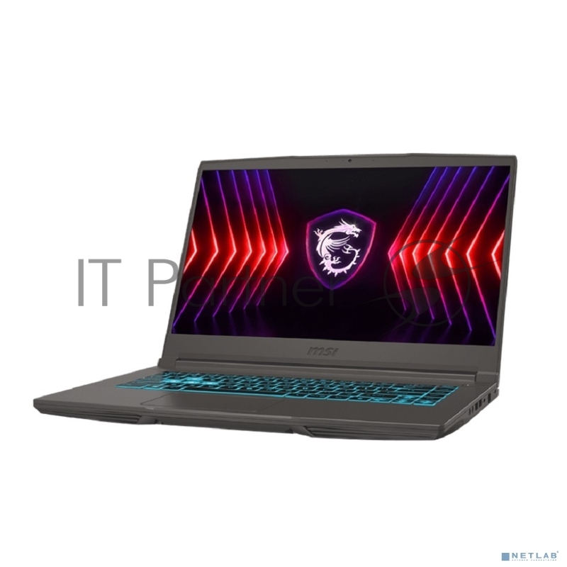 Ноутбук MSI Thin 15 B13VF-3402XRU Core i7 13620H 16Gb SSD512Gb NVIDIA GeForce RTX4060 8Gb 15.6 IPS FHD (1920x1080) FreeDOS grey space WiFi BT Cam (9S7-16R831-3402)