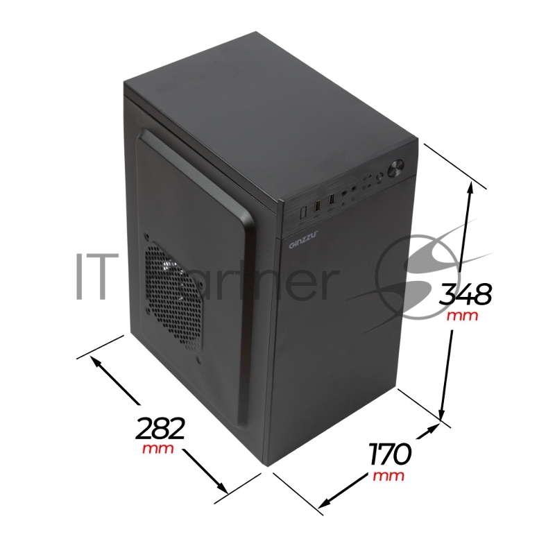 Компьютерный корпус Ginzzu B400 mATX