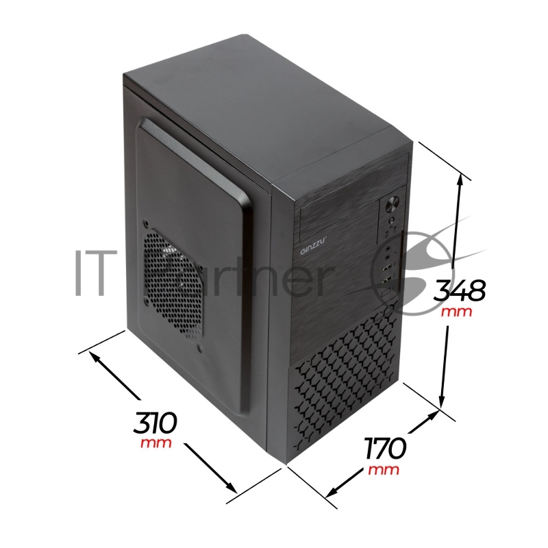 Компьютерный корпус Ginzzu B410 mATX