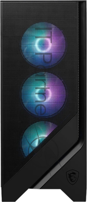 Корпус для ПК MSI MAG FORGE 320R AIRFLOW, Global, 2xUSB 3.2 Gen 1, 4x120mm ARGB Fan, ESDARGB Control Board, Tempered