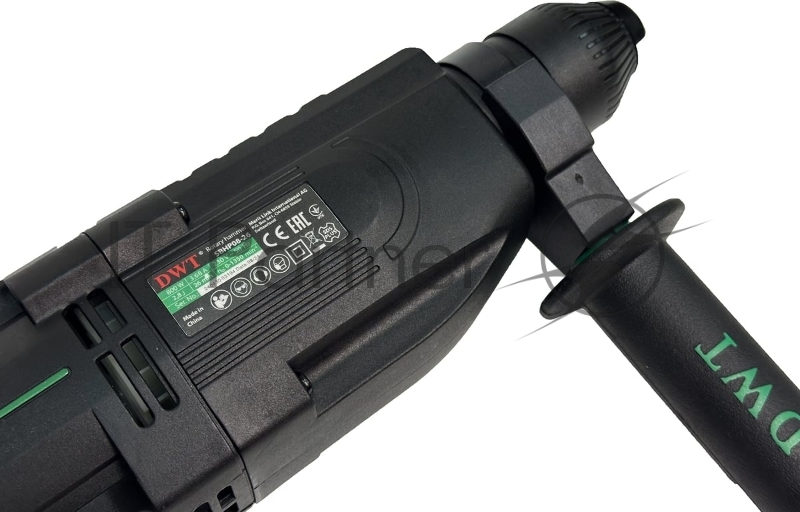 Перфоратор сетевой DWT SBHP08-26 BMC /800 Вт/3.7 Дж/до 5530 уд.в мин/до 1350 об.в мин/SDS-Plus/морозостойкий кабель/кейс/черный (SBHP08-26 BMC)