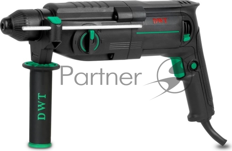 Перфоратор сетевой DWT SBHP08-26 BMC /800 Вт/3.7 Дж/до 5530 уд.в мин/до 1350 об.в мин/SDS-Plus/морозостойкий кабель/кейс/черный (SBHP08-26 BMC)