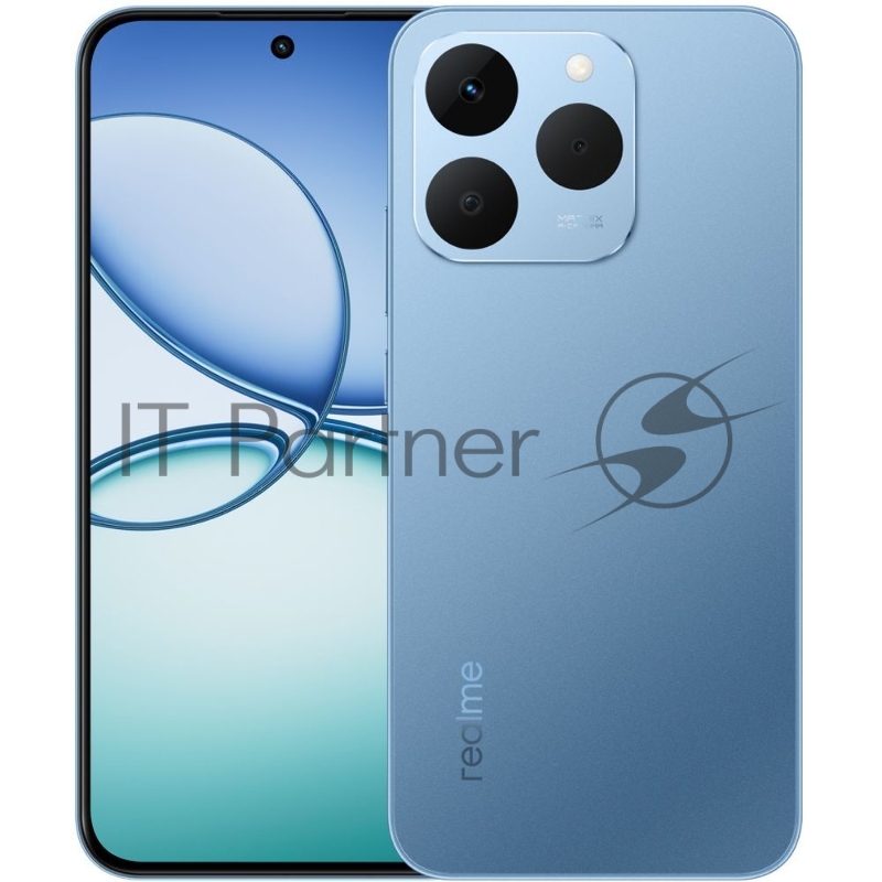 Смартфон Realme RMX5111 15T 256Gb 8Gb голубой моноблок 3G 4G 6.78 1264x2780 Android 15 50Mpix 802.11 a/b/g/n/ac/ax/be NFC GPS GSM900/1800 GSM1900