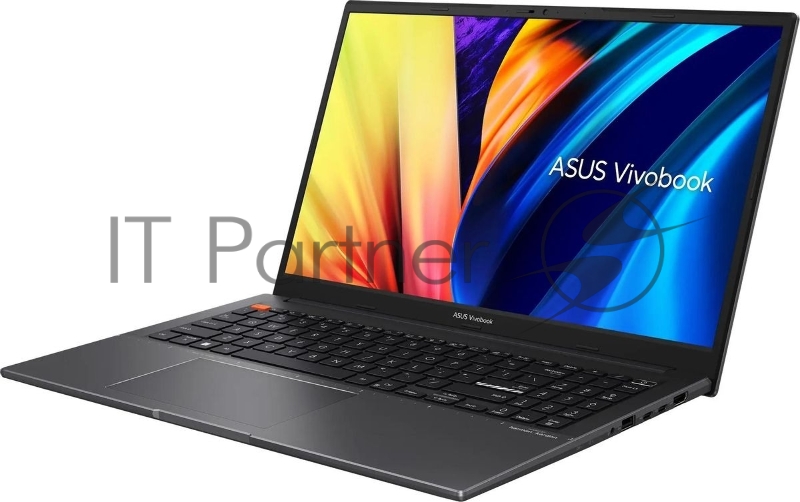 Ноутбук Asus VivoBook S15 M3502QA-BQ238 черный AMD Ryzen 5 5600U/8Gb/512Gb SSD Nvme/15.6 15.6 FHD IPS/ WiFi/BT/Cam/No OS/1.8Kg/RU_EN_Keyboard