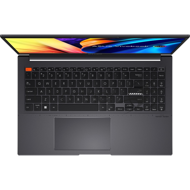 Ноутбук Asus VivoBook S15 M3502QA-BQ238 черный AMD Ryzen 5 5600U/8Gb/512Gb SSD Nvme/15.6 15.6 FHD IPS/ WiFi/BT/Cam/No OS/1.8Kg/RU_EN_Keyboard