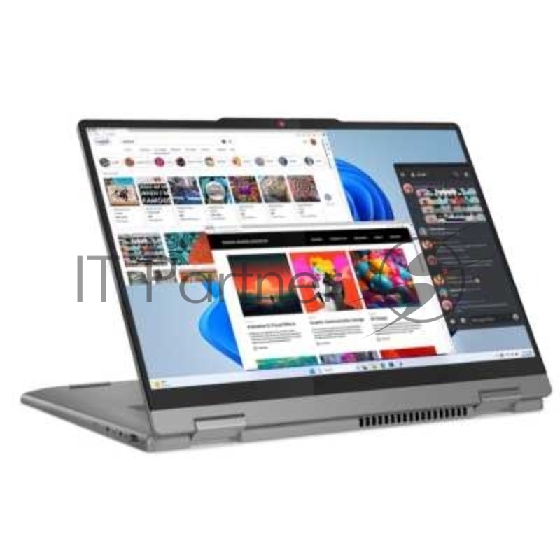 Ноутбук Lenovo IdeaPad 5 2-in-1 14IRH9 83KX0041PS (КЛАВ.РУС.ГРАВ.) Luna Grey 14 WUXGA (1920x1200) OLED 400nits Touch i7-13620H/16Gb/512Gb SSD/DOS/+Pen