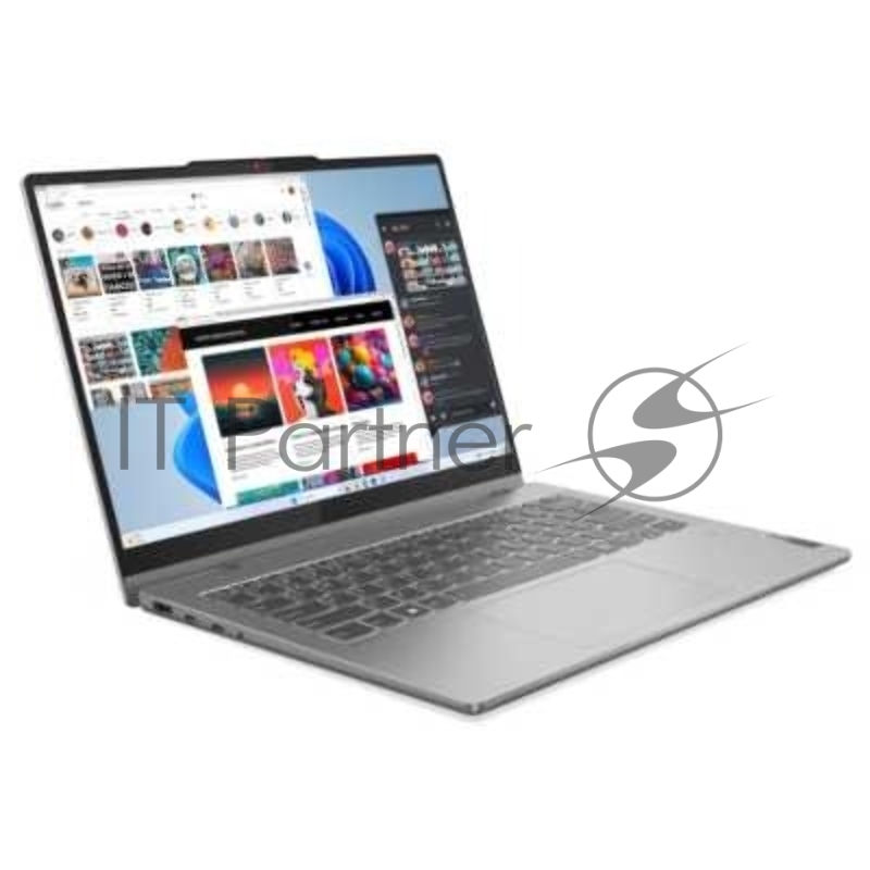 Ноутбук Lenovo IdeaPad 5 2-in-1 14IRH9 83KX0041PS (КЛАВ.РУС.ГРАВ.) Luna Grey 14 WUXGA (1920x1200) OLED 400nits Touch i7-13620H/16Gb/512Gb SSD/DOS/+Pen