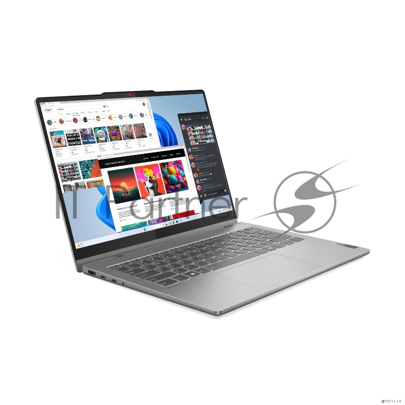 Ноутбук Lenovo IdeaPad 5 2-in-1 14IRH9 83KX0041PS (КЛАВ.РУС.ГРАВ.) Luna Grey 14 WUXGA (1920x1200) OLED 400nits Touch i7-13620H/16Gb/512Gb SSD/DOS/+Pen