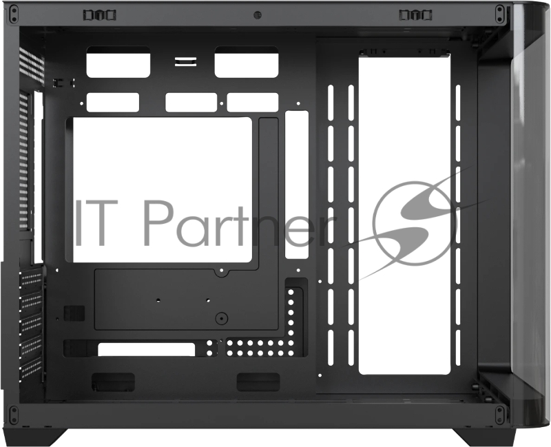 Корпус AeroCool / Formula Crystal U2M Floe черный без БП mATX 1xUSB3.0 1xUSB3.1 audio bott PSU