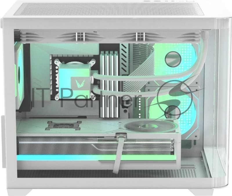 Корпус AeroCool / Formula Crystal U2M Floe белый без БП mATX 1xUSB3.0 audio bott PSU