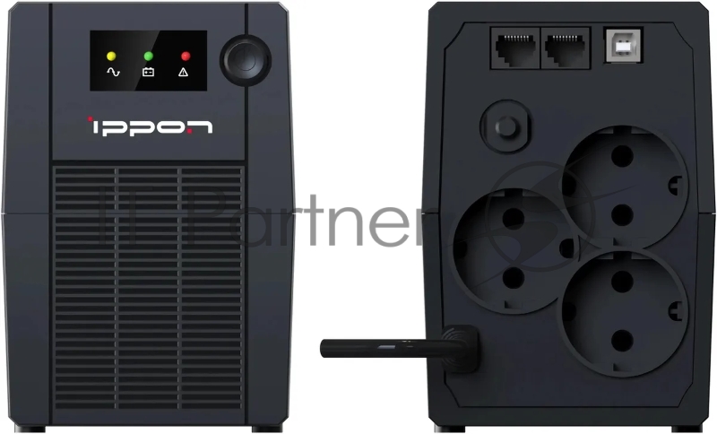 Источник бесперебойного питания Ippon Back Basic 850S New Euro 480Вт 850ВА черный