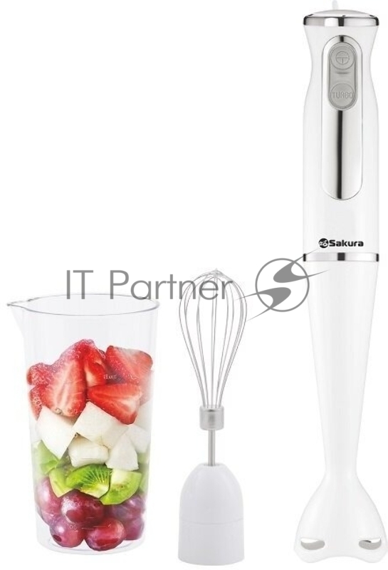 Блендер SAKURA SA-6248W 600Вт погружной пласт.насадка