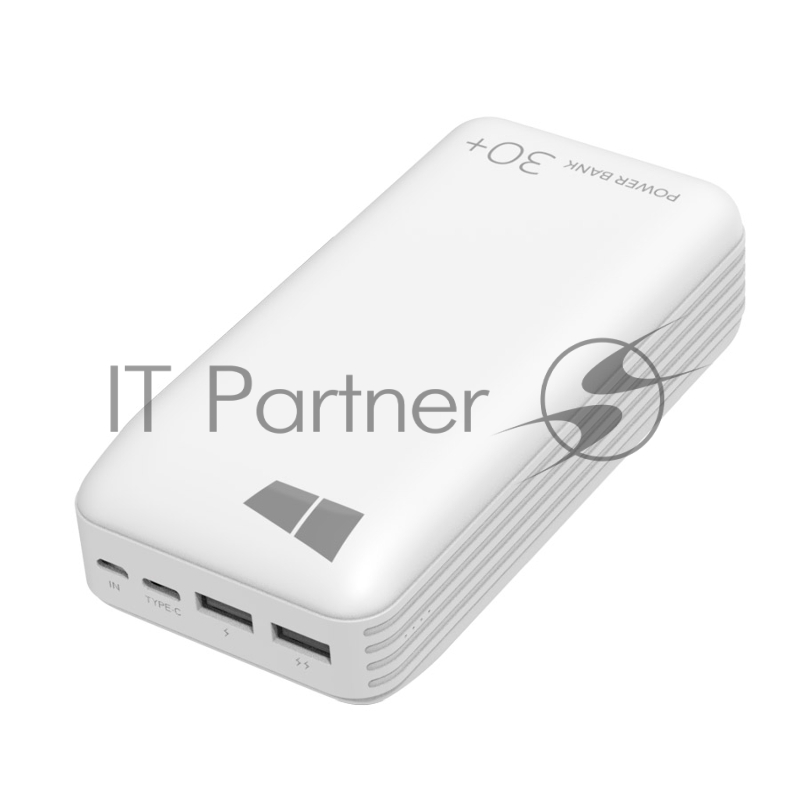 Портативный аккумулятор MORE CHOICE (4627151193649) PB52-30 White - 30000mAh 2USB