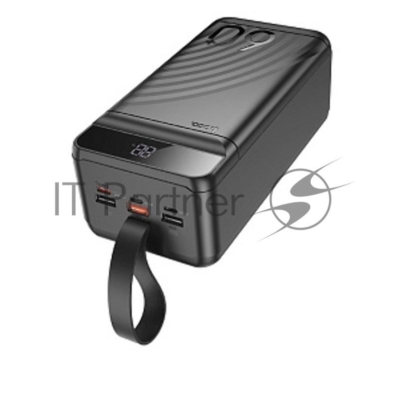Портативный аккумулятор HOCO (6942007612098) J123С Black - 60000mAh 3USB