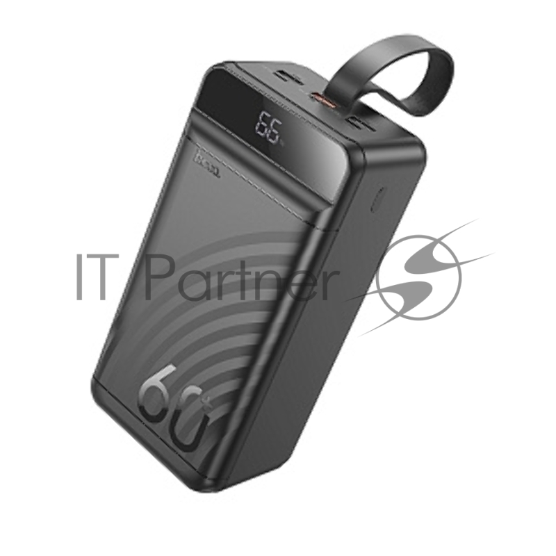 Портативный аккумулятор HOCO (6942007612098) J123С Black - 60000mAh 3USB