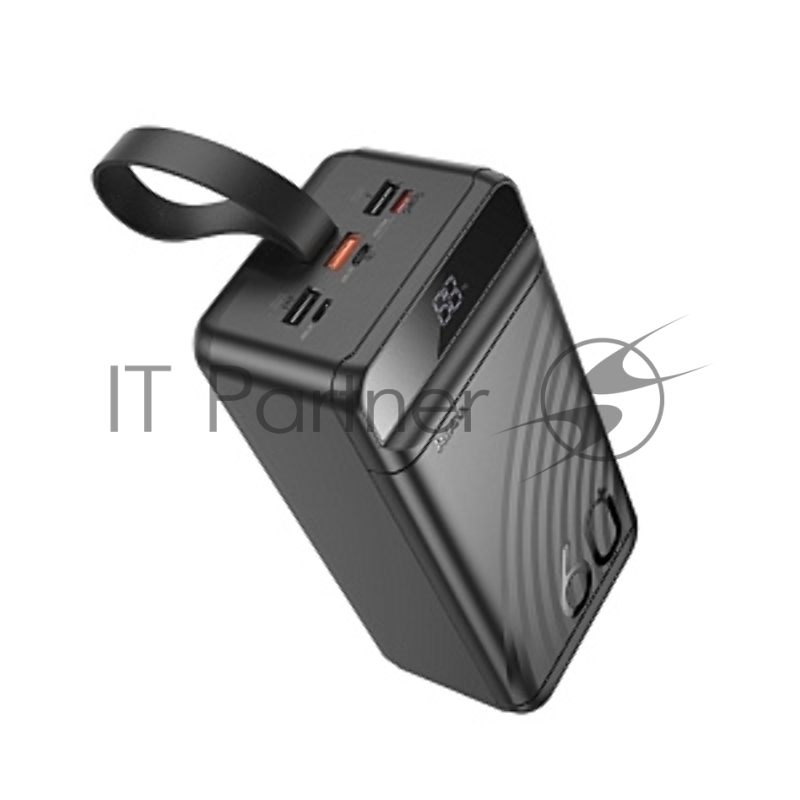 Портативный аккумулятор HOCO (6942007612098) J123С Black - 60000mAh 3USB