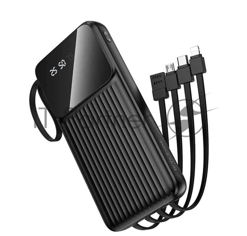 Портативный аккумулятор BOROFONE (6941991120046) BJ76 Black - 10000mAh 2USB
