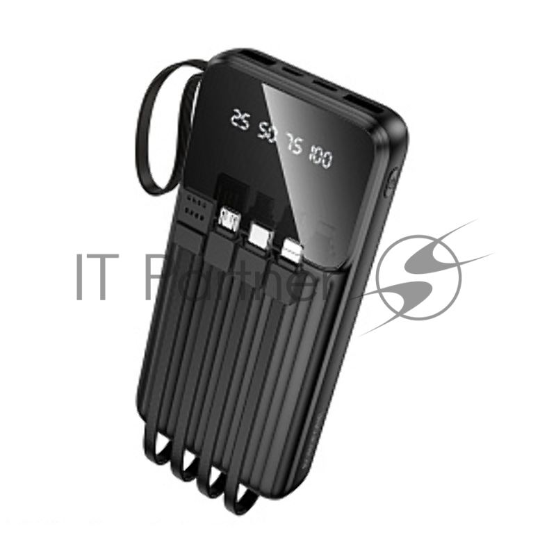 Портативный аккумулятор BOROFONE (6941991120046) BJ76 Black - 10000mAh 2USB