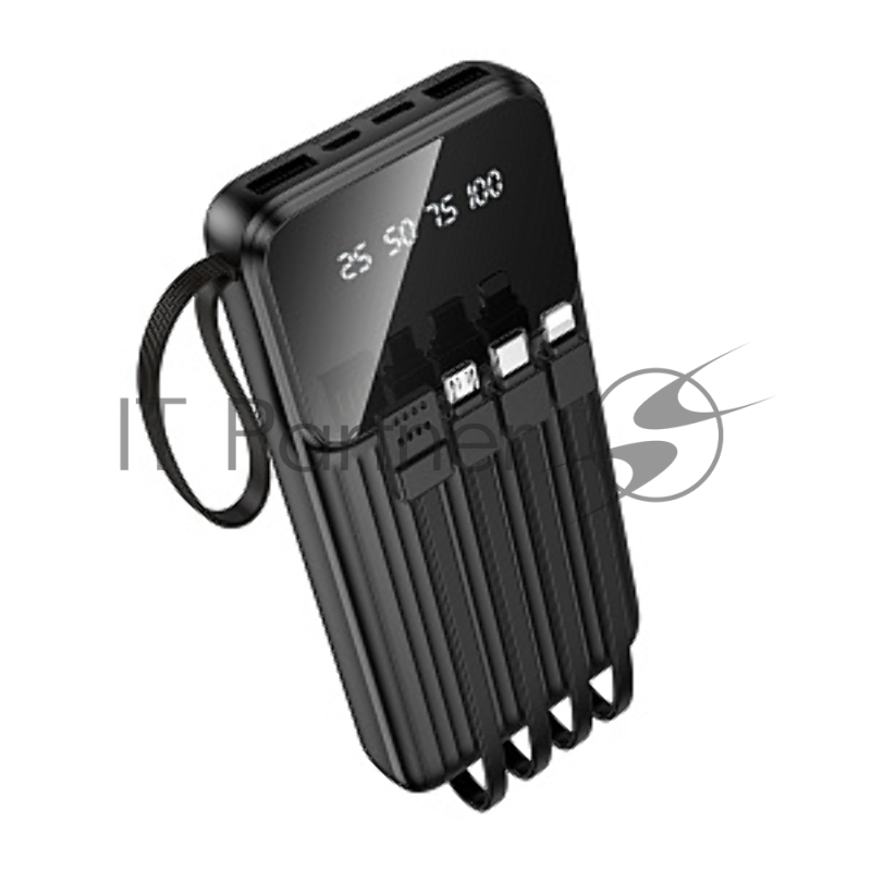 Портативный аккумулятор BOROFONE (6941991120046) BJ76 Black - 10000mAh 2USB